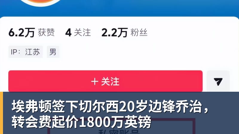 埃弗顿签下切尔西20岁边锋乔治，转会费起价1800万英镑